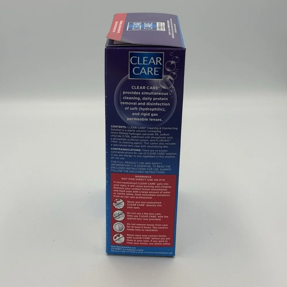 Clear Care Triple Action Cleaning Twin Pack Lens Solution